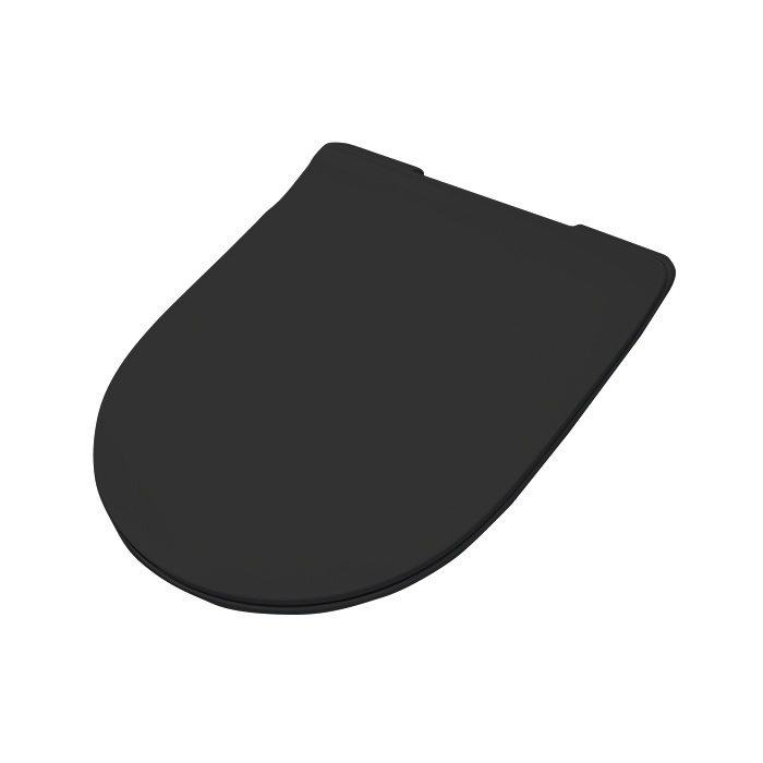 Крышка для унитаза, ArtCeram File 2.0, чёрный матовый (FLA014 17) - Фото 1
